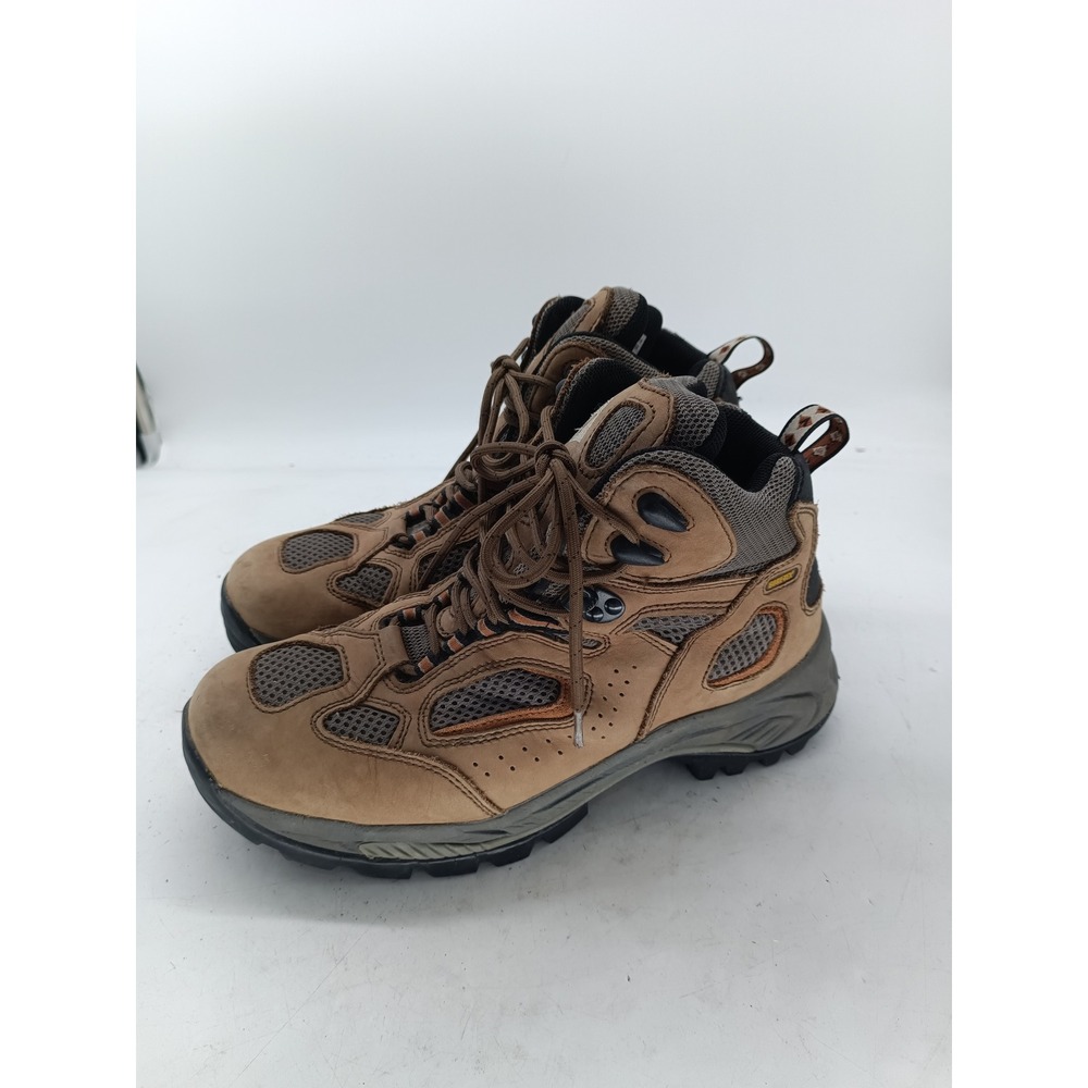 Vasque 7466 Mens 9W Gore-Tex Waterproof Hiking Boots Vibram Brown Leather s4